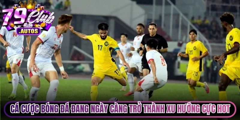 Cá cược bóng đá đang ngày càng trở thành xu hướng cực hot