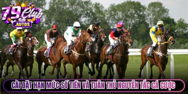 Cài đặt hạn mức số tiền và tuân thủ nguyên tắc cá cược đua ngựa