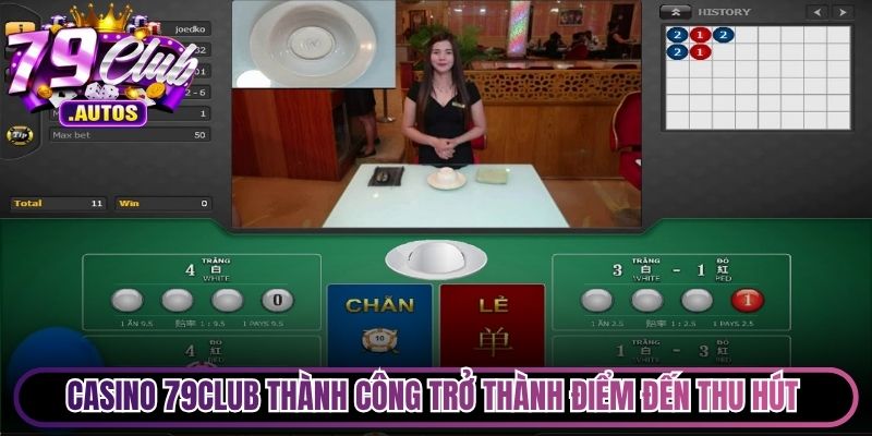 Casino 79Club thành công trở thành điểm đến thu hút mọi game thủ