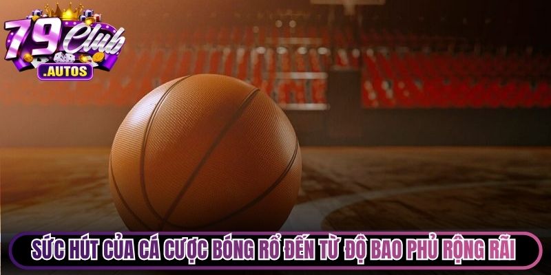 Sức hút của cá cược bóng rổ đến từ độ bao phủ rộng rãi toàn cầu
